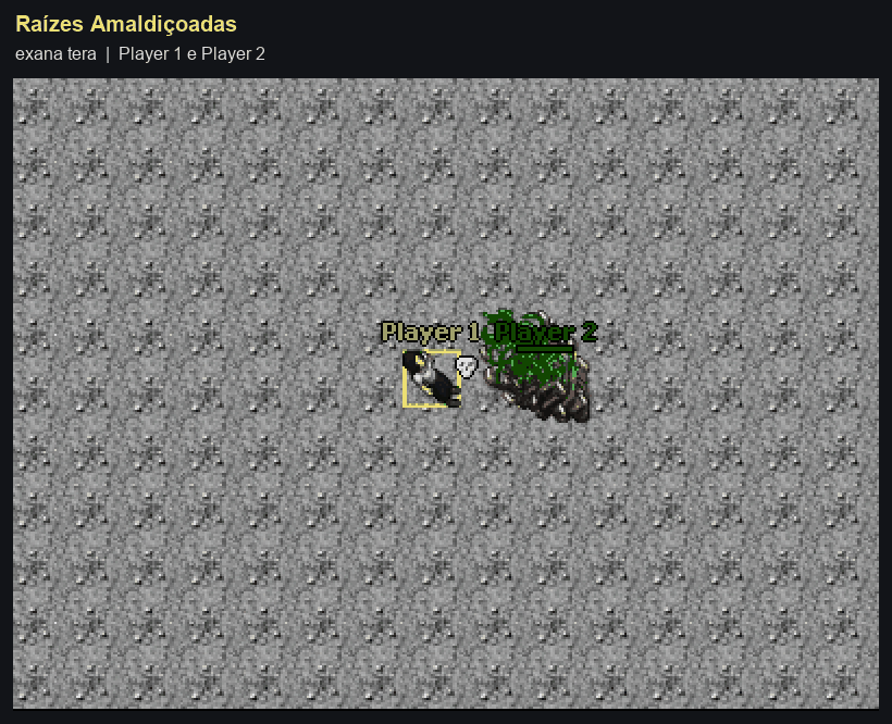 Raízes Amaldiçoadas: gravação real