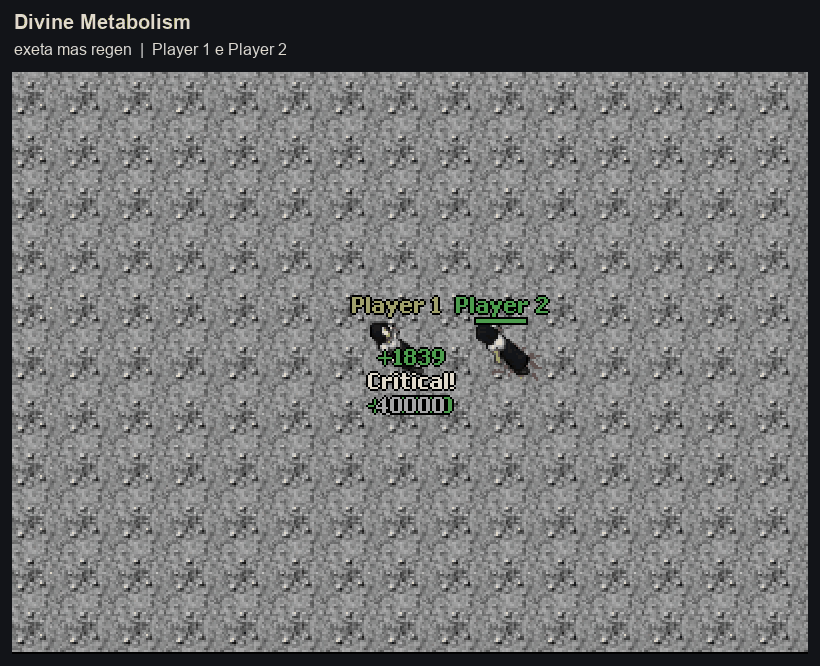Divine Metabolism: gravação real