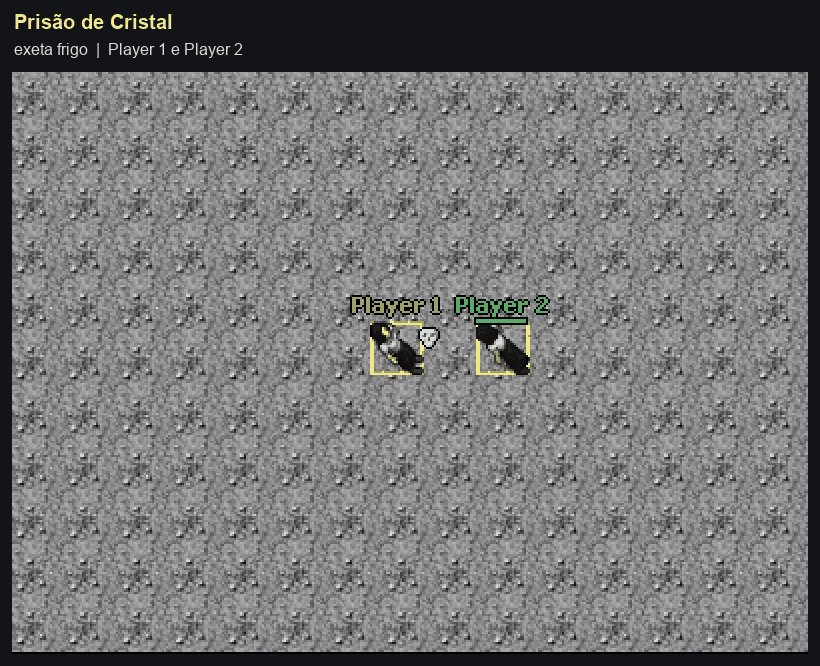 Prisão de Cristal: gravação real