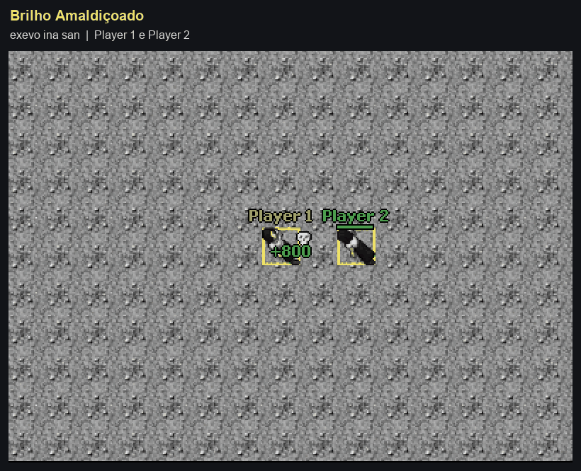 Brilho Amaldiçoado: gravação real